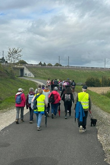 Animation 26-10-2025  : marche de 5 km dans Linars Octobre rose